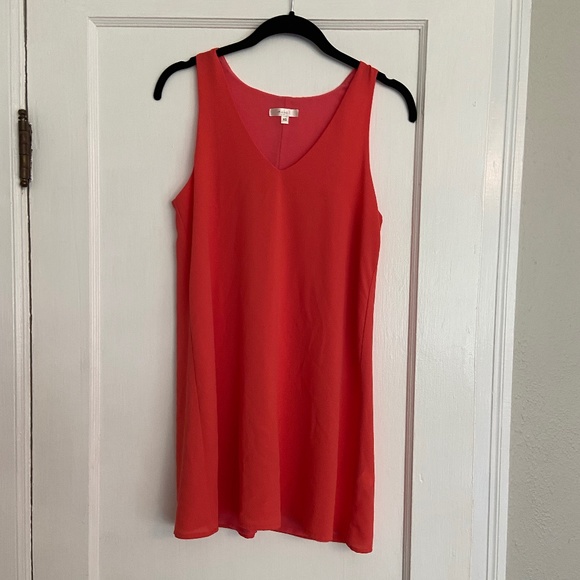 Mabel Swing Dress in Coral, XS - Picture 1 of 3